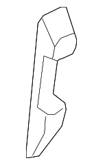 DT1Z61266B27AB - Body: Interior Door Handle Trim for Ford Image