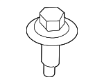W702733S424 - Body: Floor Mat Screw for FORD Image