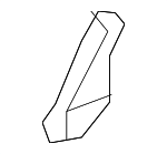 87322JM00A - Body: Hinge Cover Finisher for Nissan: Rogue, Rogue Select Image