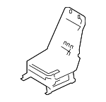 87151JM30A - Body: Seat Frame for Nissan Image
