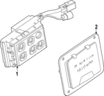 NL3Z19J318BC - : Power Outlet for Ford: F-150 Lightning Image