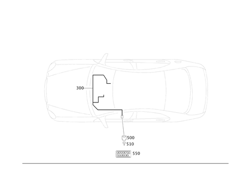 Wiring Harness for Bottom Control Panel for 1996 Mercedes-Benz E320 #0