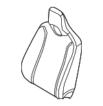 52105A04E67 - : Seat Back Cover for BMW: iX Image