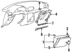 8452034000 - : 1995-1999 Hyundai - Hinge for Hyundai: Accent, Sonata Image