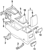 9691169Y00 - : Console Assembly for Nissan Image