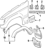 MB778137 - : Nameplate for Mitsubishi: Montero Image