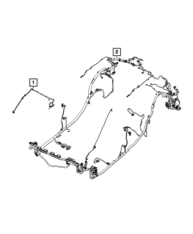 68467528AA - Electrical: Jumper Wiring for Mopar Image