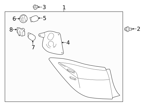 Combination Lamps for 2018 Toyota Corolla #0