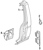 7650092G32 - Body: Side Panel for Nissan: D21 Image