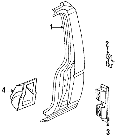 Side Panel & Components for 1992 Nissan D21 #0
