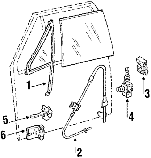 4720979 - Body: Vent Glass for Mopar Image