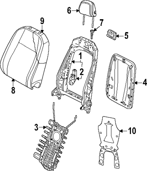 Driver Seat Components for 2025 Audi A3 Quattro #0