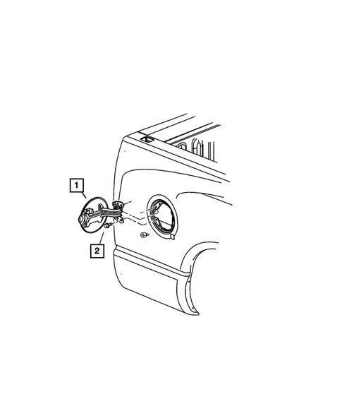 Pick-up Box and Fuel Filler Door for 2018 Ram 1500 #11