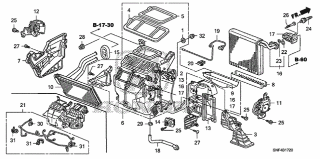 Heater Unit for 2006 Honda Civic #0