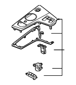 84651P1BA0A6S - Body: Shift Panel for Kia Image