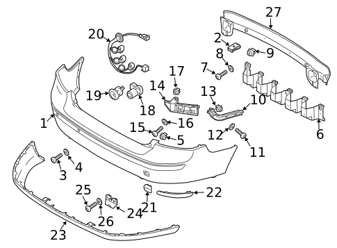 Parking Aid for 2010 Volvo S40 #1