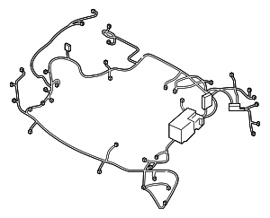 91238A5985 - : Engine Compartment Wiring Harness for Hyundai Image