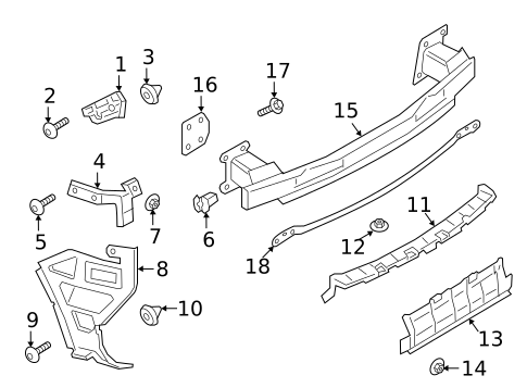 Bumper & Components - Rear for 2020 Porsche Cayenne #1