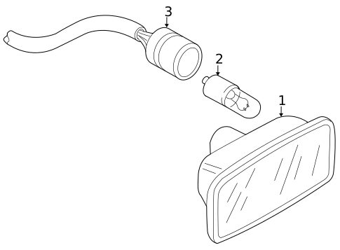 Side Repeater Lamps for 2009 Audi A4 Quattro #0