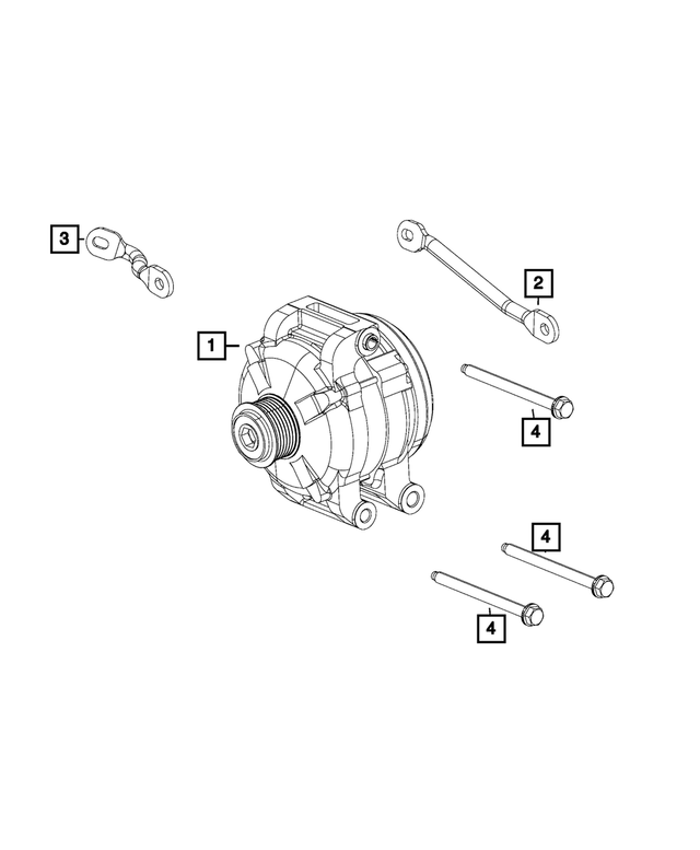 R6029719AA - Electrical: Engine Generator, Remanufactured for Dodge: Charger Image