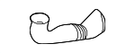 95811027200 - Engine: Air Pipe for Porsche: Cayenne Image
