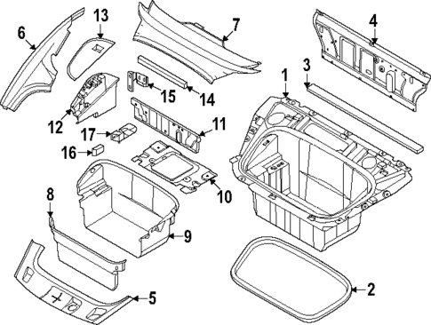 Cargo Area for 2025 Porsche Taycan #0
