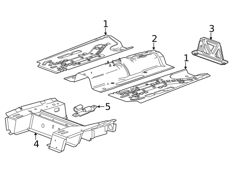 Floor & Rails for 2017 Chevrolet Trax #0