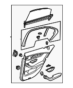25373030047P93 - Body: Door Trim Panel for Mercedes-Benz Image