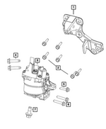 68519624AA - Engine: Engine Mount Isolator for Mopar Image