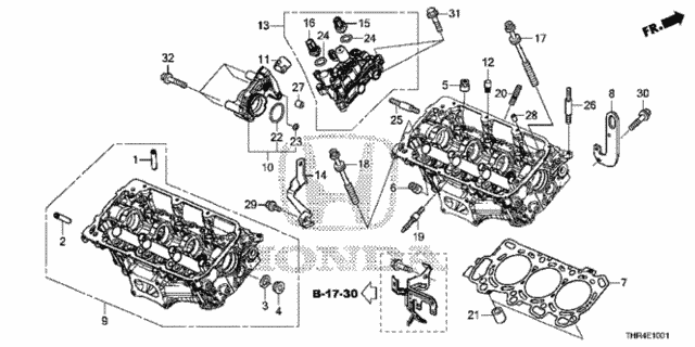 Rear Cylinder Head for 2021 Honda Odyssey #0