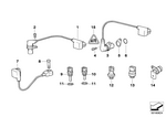 11421740488 - Engine Electrical System: Fillister-Head Screw for BMW Image