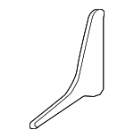7A2Z78255A00AAD - Body: Corner Trim for Ford: Explorer Sport Trac Image