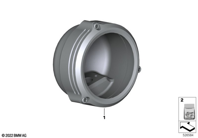 77515A0BA34 - Protection: Set, Speedometer Housing, Black - Rsd for BMW-Motorrad Image