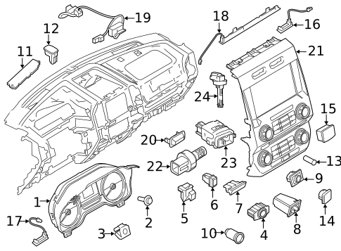 Instruments & Gauges for 2015 Ford F-150 #0