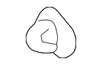C10051SJ3A - Body: Quarter Panel Splash Shield Nut for Mazda Image