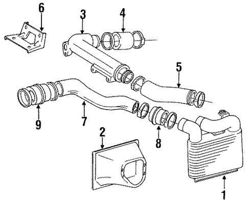 Intercooler for 1993 Toyota MR2 #0