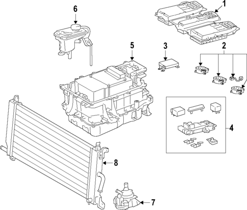 Cooling System for 2018 Lexus RX450hL #0