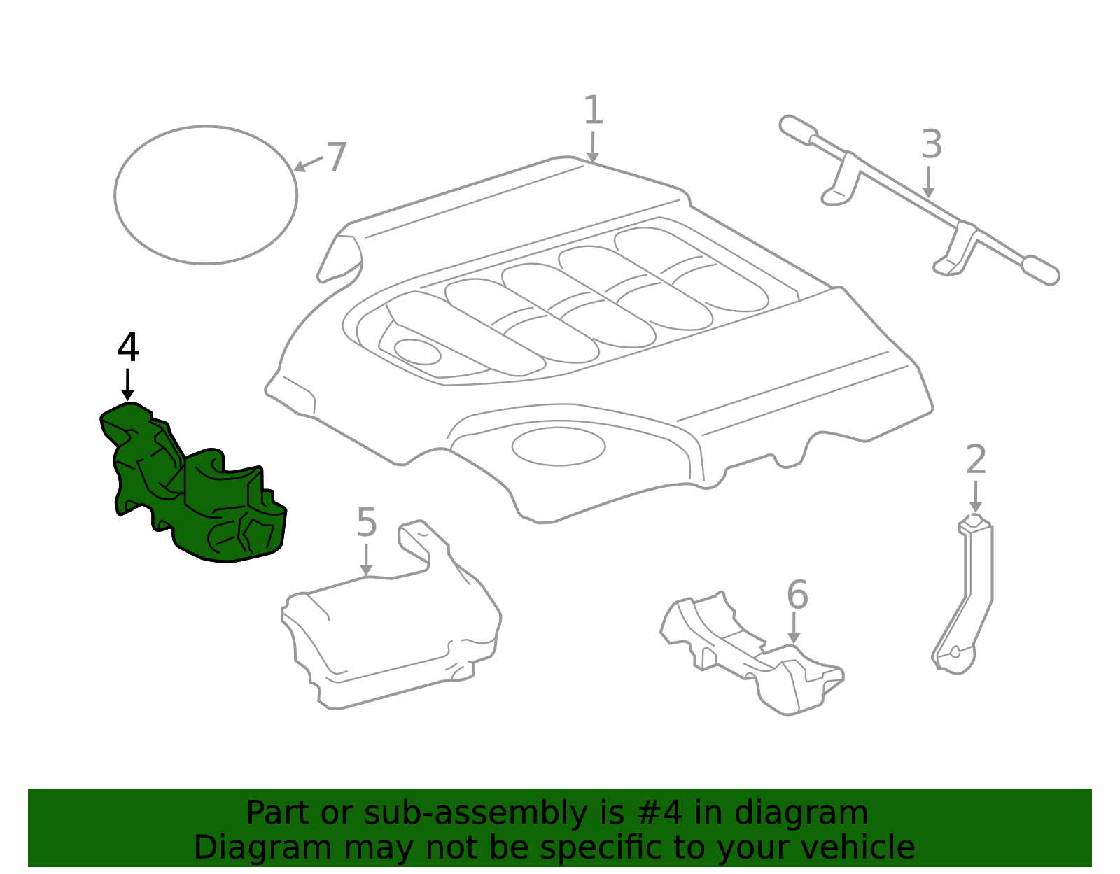 12612-38010 - Front Cover - 2013-2020 Lexus LX570 | My L Parts
