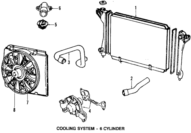 MD097041 - Belts &amp; Cooling: Engine Coolant Thermostat Housing for Mopar Image