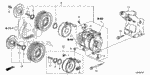 38773PJ7003 - Body/Air Conditioning: CLIP, WIRE HARNESS for Honda Image