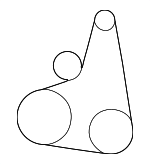 90916A2035 - : Serpentine Belt for Lexus: UX200 Image