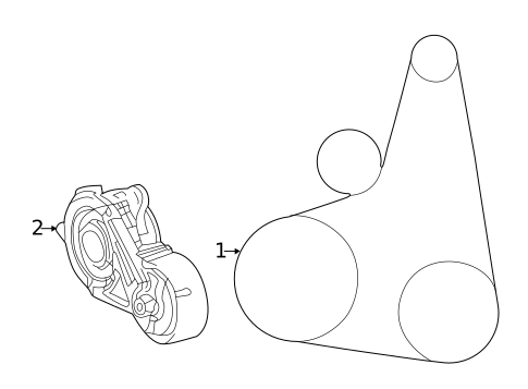 Belts & Pulleys for 2019 Lexus UX200 #0