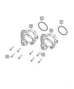 5038090AA - Fuel: Throttle Body To Intake Seal for Mopar Image