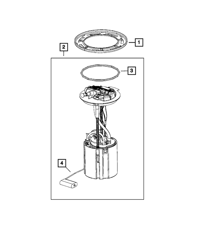 68550775AB - : Fuel Pump/level Unit Module Kit for Mopar Image
