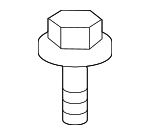 LR007475 - Electrical: Battery Box Screw for Land Rover: LR3, Range Rover Sport Image
