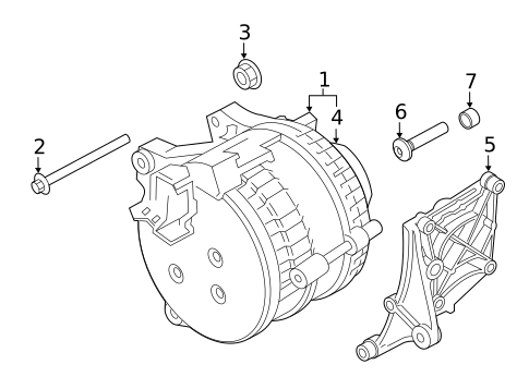 Alternator for 2018 Porsche Panamera #0