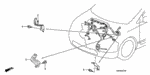 32741RRBA00 - Engine: STAY A, ENGINE HARNESS for Honda Image