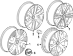 86774807 - : Wheel, Alloy for Cadillac: OPTIQ Image