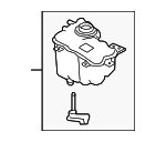 T2H42508 - Cooling System: Reservoir for Jaguar: F-Pace, XE, XF Image