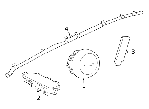 Air Bag System for 2020 Jaguar XE #0
